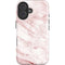 Pink Marble iPhone 16 Plus Magsafe Impact Case